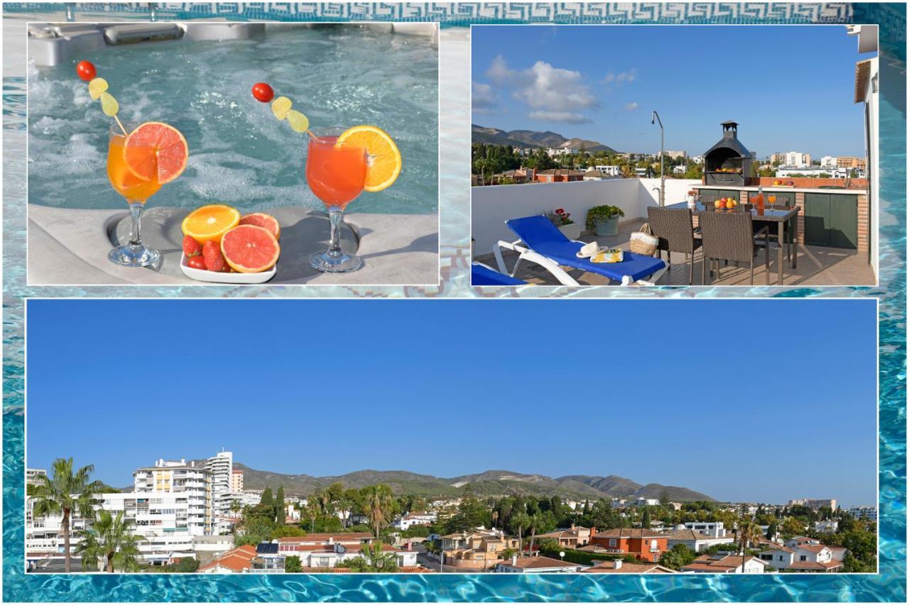 Apartamento Isla De Benalmadena 1, Jacuzzi, 80M From The Sea, Ac, Bbq, Private Parking, Big Terrace Exterior foto