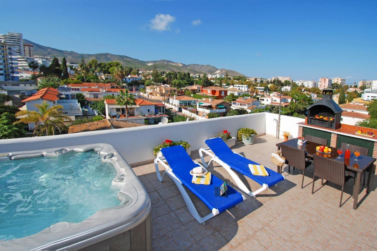 Apartamento Isla De Benalmadena 1, Jacuzzi, 80M From The Sea, Ac, Bbq, Private Parking, Big Terrace Exterior foto